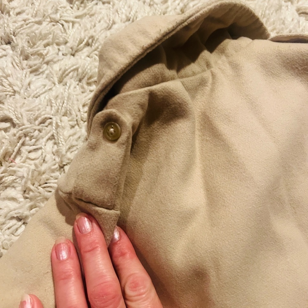 FAO partially wool 12 mos tan winter coat in good condition! - Picture 2 of 6